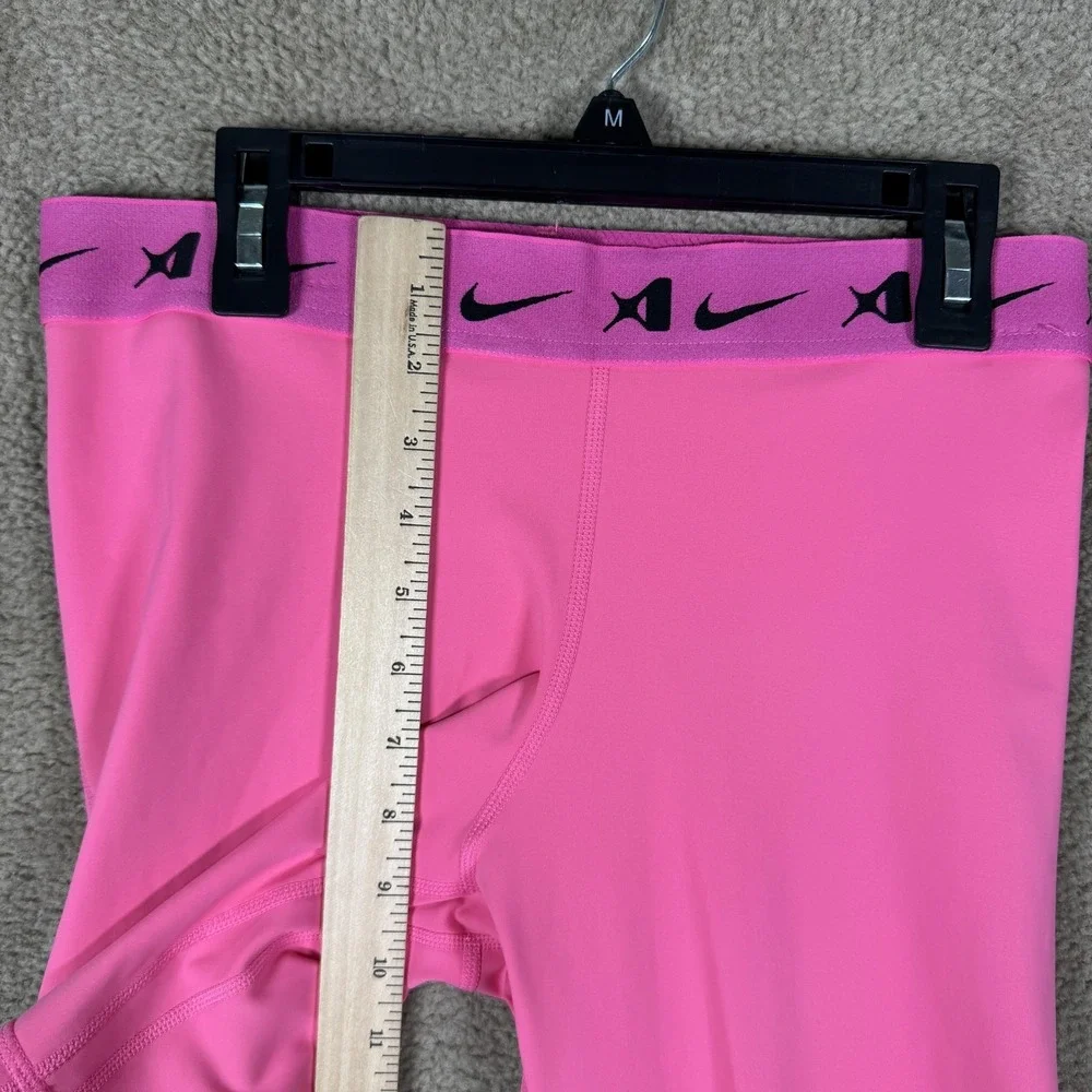 Nike Pro Dri-FIT Leggings Womens Medium Pink Single Leg Basketball A'ja Wilson